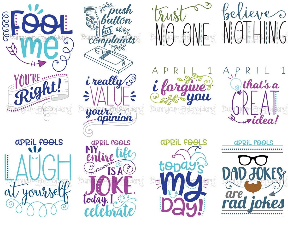 April Fools'Dayページ April Fools Day Clipart & Digital Papers, Joke Clipart, Jack