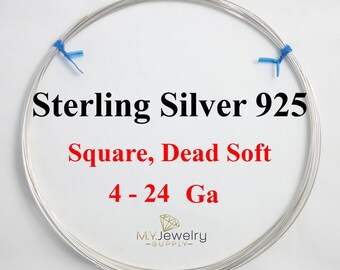 10FT Sterling Silver 925 Round Wire 12,14,16,18,19,20,21,22,24,26 Gauge 12/"