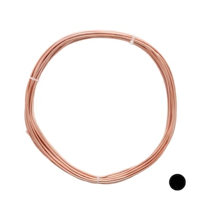 99.9% Pure Copper wire Dead Soft Round 8 10 12 14 16 18 20 21 22 24 26 28 30 Gauge Made in USA Craft Jewelry Wrapping CDA #110