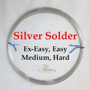 Repair Fine Silver Solder 1mm Silver Solder Wire (50cm) Jewelry