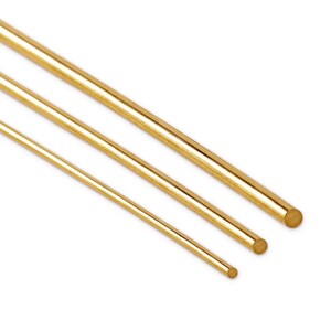 14K Solid Yellow Gold Round Wire, Dead Soft (18-30 Gauge) image 4