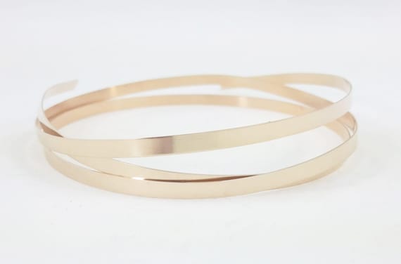 14K Yellow Gold Filled Bezel Strip Wire - Jewelry Craft Wrapping