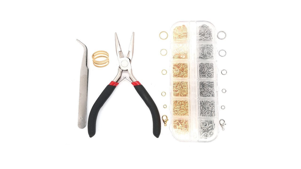 Jewellery Making Findings DIY Kit Wire Pliers Set Starter Tools