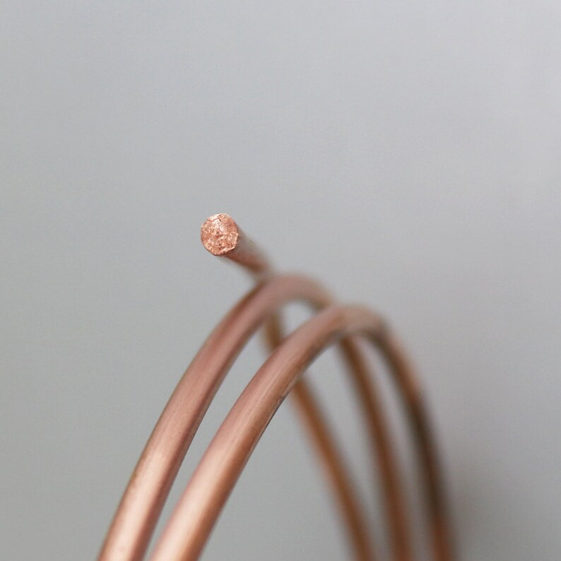 1LB Pure Copper Wire Dead Soft Round 8 10 12 14 16 18 20 21 22 Etsy