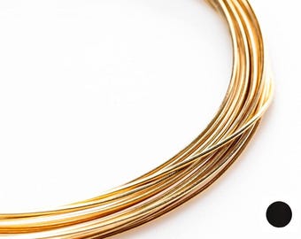 Red Brass Jewelry Wire: Half Hard Round, Made in USA