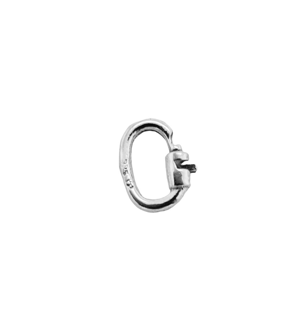 925 Sterling Silver Link Lock Jump Ring 4.6 X 1.8mm Etsy