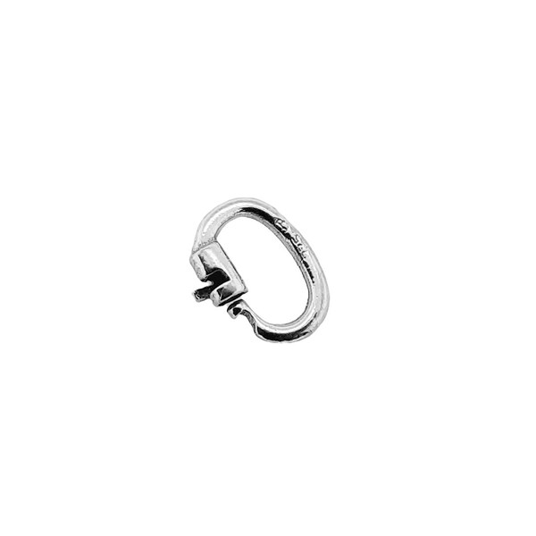 Sterling Silver Locking Jump Ring Etsy
