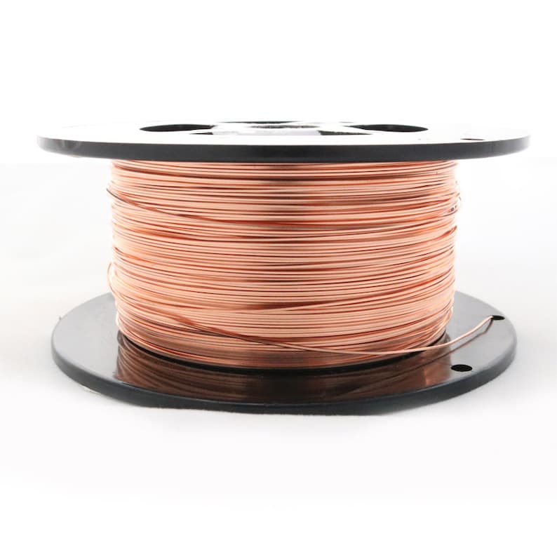 1LB 99.9 Pure Copper wire Half Hard Square 16 18 20 21 22 24 Etsy