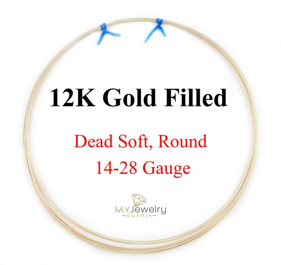 14/20 Yellow Gold Filled wire Dead Soft Round