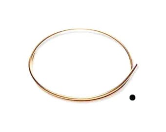 14/20 Yellow Gold-Filled Round Wire (Half Hard) | UK