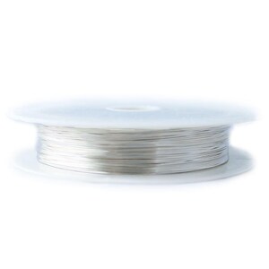 999 Fine Silver wire Dead Soft Round 6 8 10 12 14 16 18 20 22 24 26 28 30 Gauge Made in USA Craft Wrapping bild 7