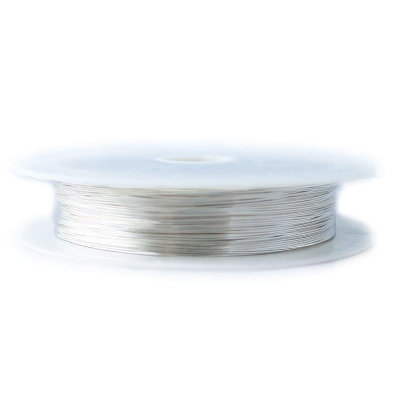 999 Fine Silver wire Dead Soft Round 6 8 10 12 14 16 18 20 22 24 26 28 30 Gauge Made in USA Craft Wrapping bild 7