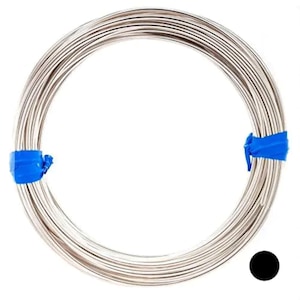 925 Sterling Silver wire Dead Soft Round 2 4 6 8 10 11 12 13 14 16 17 18 19 20 21 22 24 26 28 30 Gauge Made in USA Craft Jewelry Wrapping