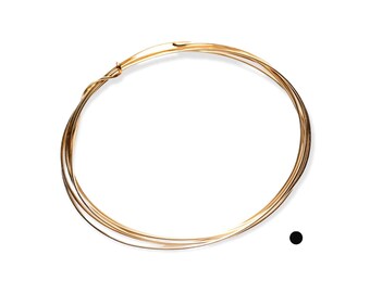 14K Gold Filled Wire: Soft Round for Jewelry Wrapping (Made in USA)