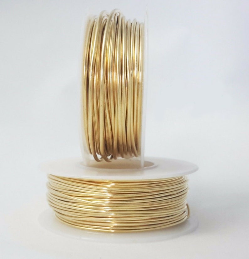 4 Oz Jeweler's Brass Wire Dead Soft Round 14 16 18 20 22 Etsy