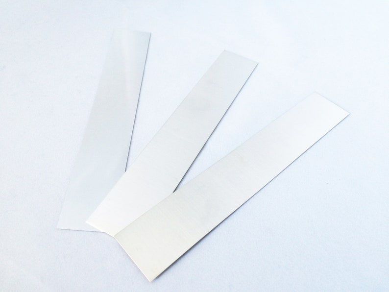 925 Sterling Silver Sheet Solid 6 x 1 inch 15.24cm x Etsy