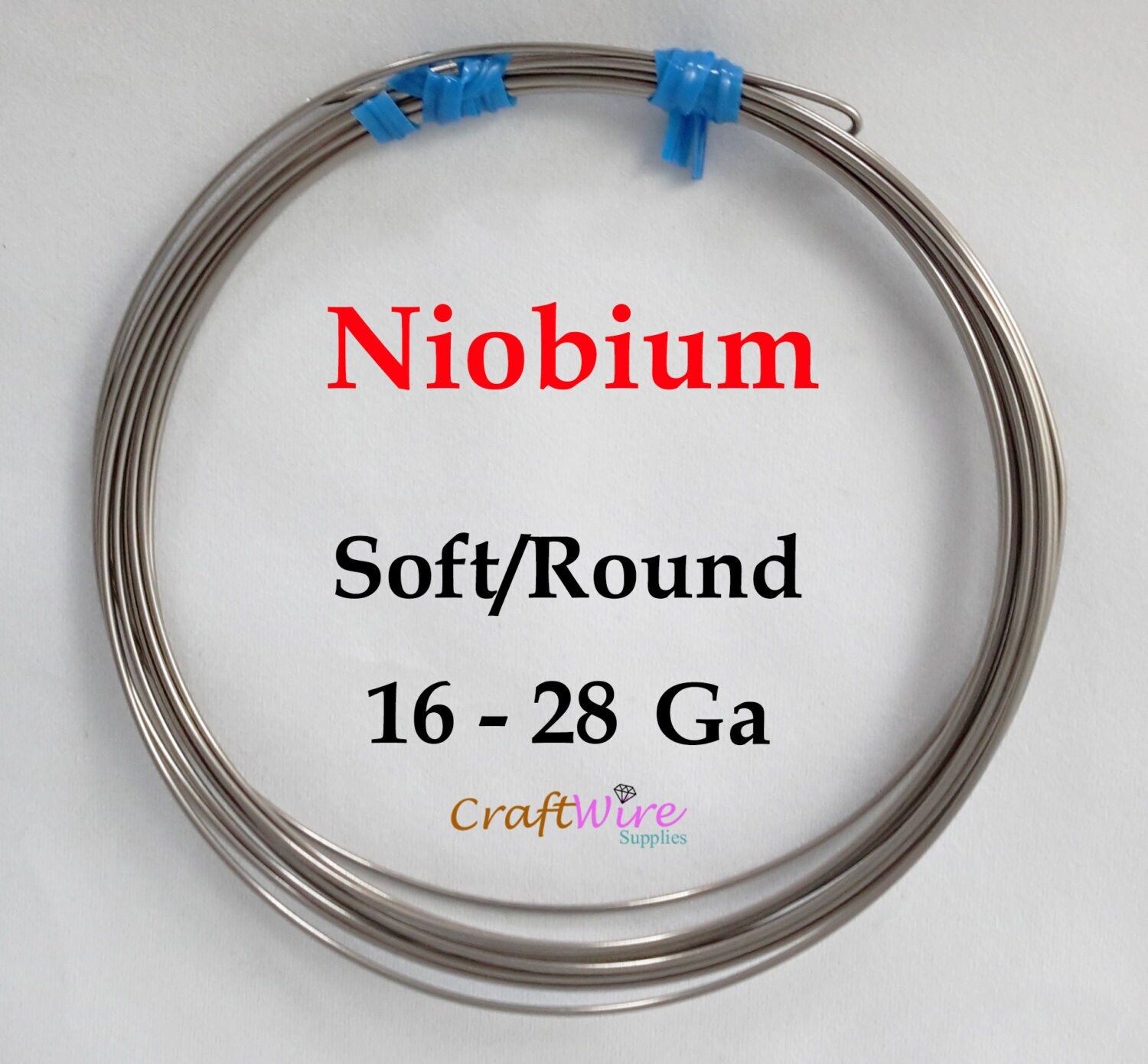 10 Nickel Free Stainless Steel or Niobium Eye Pins