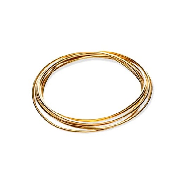 Jeweler's Brass Wire, Red Brass Half Hard Round Made in USA by CRAFT WIRE