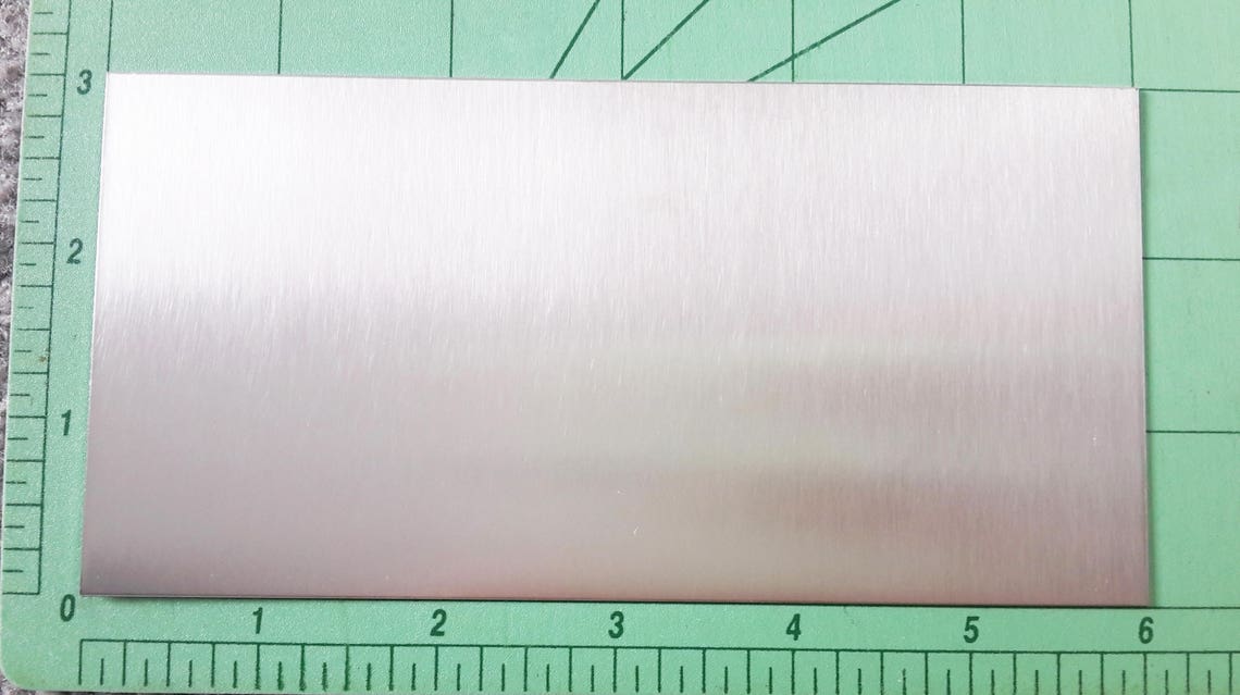 925 Sterling Silver Sheet Solid 6 x 3 inch 15.24cm x Etsy