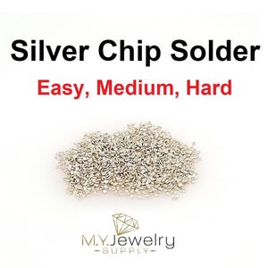 Silver Chip Solder: Easy, Medium, Hard - USA Made