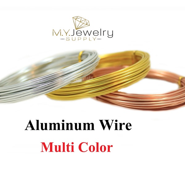 Aluminum Wire Silver Gold Copper 3 Colors Jewelry and Sculpture Making (32.8ft) from USA