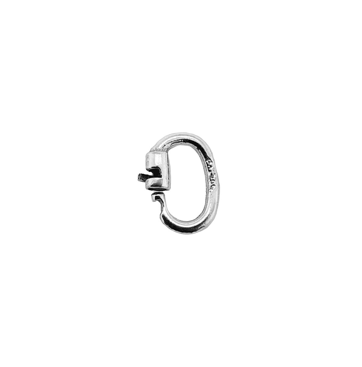 925 Sterling Silver Link Lock Jump Ring 4.6 X 1.8mm Etsy