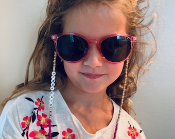 Boho Beaded Sunglasses Chain, Personalized Eyeglass Holder