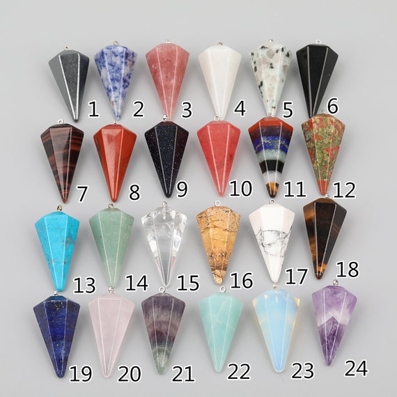 59 Kinds,top Drilled Crystal Point Beads,healing Gemstone Pendant,double  Points,terminated Point Bead,healing Crystal Beads Bulk Supplier 