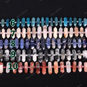 22style,Double Stick Points Pendants,Natural Stones Matted Quartz,Rose Quartz,Red Quartz,Citrine Yellow Quartz,Faceted Nugget Beads pendant.
