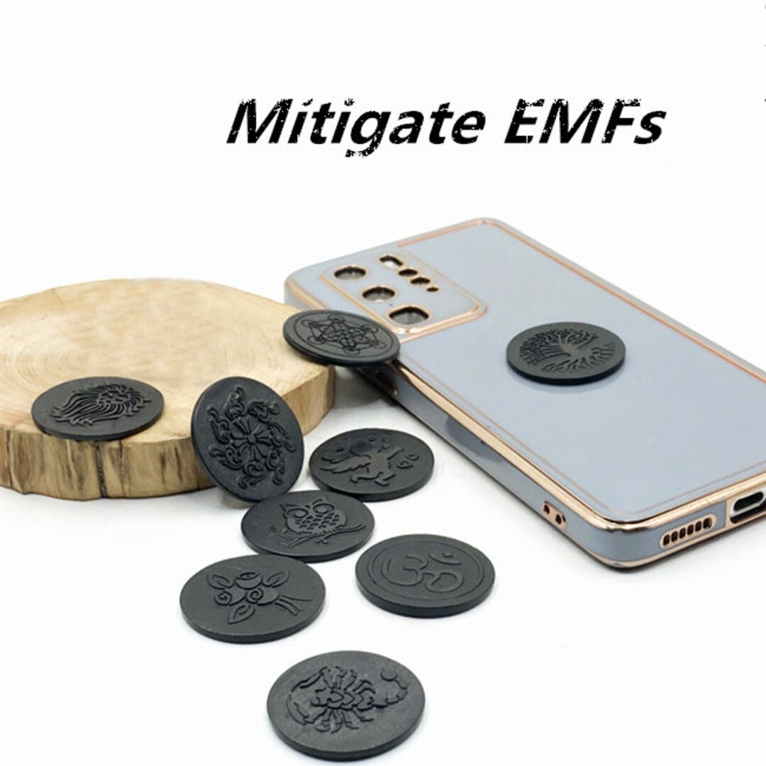 Cell Phone EMF SHIELD, Mitigate Emfs ,gemstone Shungite Phone Sticker