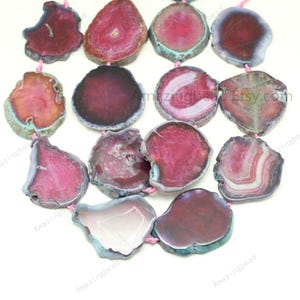 Große Größe poliert Rose Red Dragon Adern Achat Perlen Anhänger Schüttgut, Freeform Platte Scheibe lose Perlen Mode handgemachten Schmuck