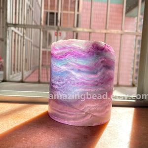 Rainbow Fluorite Atmosphere Lamp Decor Jewelry,Natural Gemstones Light Decor,Fluorite Light Home Decor,Room Decor,Party gift,Birthday Gifts.