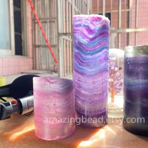 mini Fluorite Lamp Decoration Jewelry,Natural Gemstones Light Decor,Fluorite Light Home Decor,Room Decors,Stone Decor,Birthday Gifts