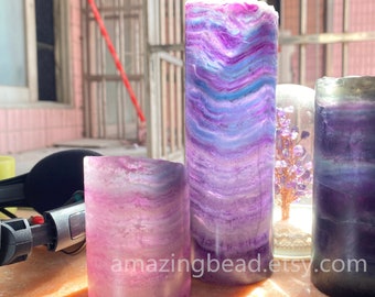 mini Fluorite Lamp Decoration Jewelry,Natural Gemstones Light Decor,Fluorite Light Home Decor,Room Decors,Stone Decor,Birthday Gifts