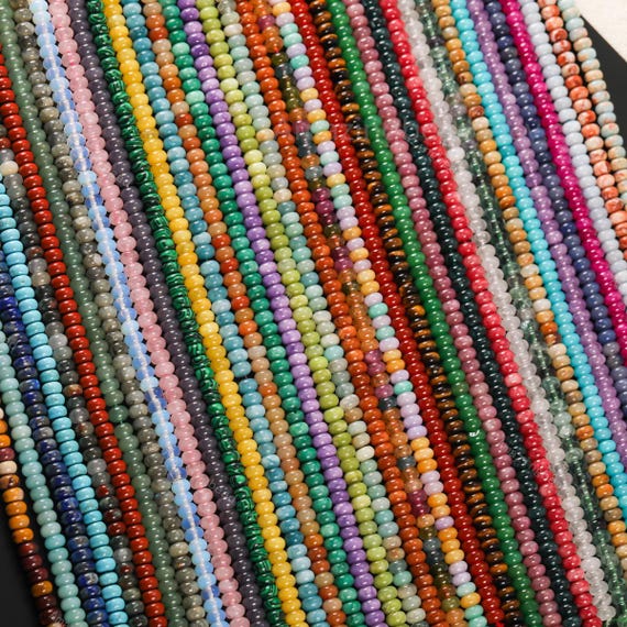 Natural crystal gemstone stone quartz rondelle beads, DIY bracelet beads,Spacer beads,Polished rondelle shape loose beads for jewelry making