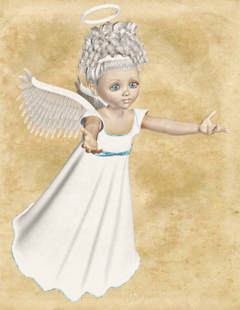 Angel Image Angel Cutout 3D Angel Template Large 3D Angel | Etsy