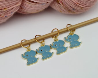 4 cute stitch markers suitable for needle size no. 5 mm