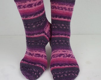 Hand-knitted socks in size 38/39