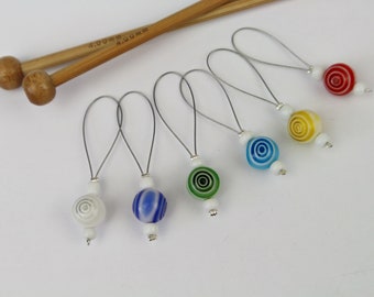 6 elegant stitch markers