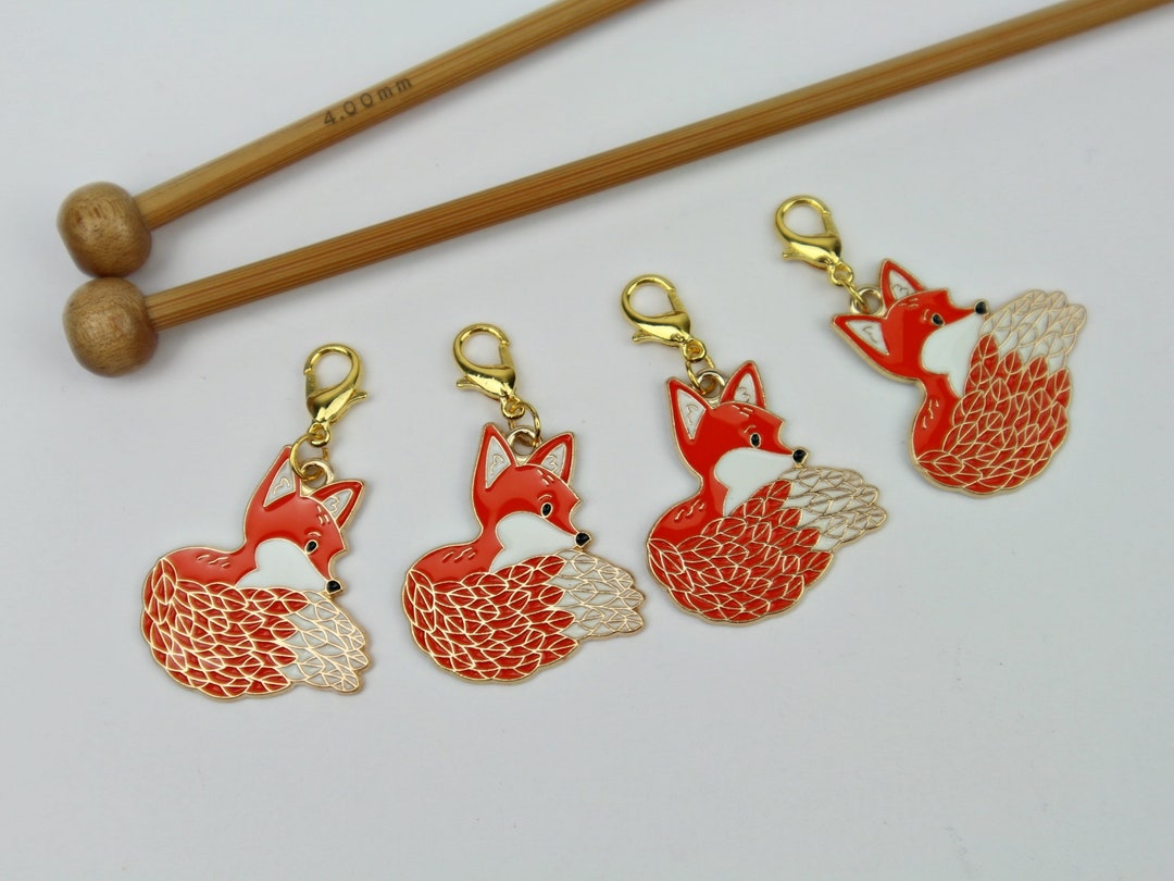 4 Cute Stitch Markers / Progress Markers Etsy