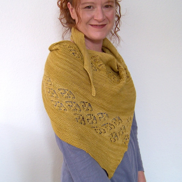 Shawl Knitting PATTERN PDF, Knitted Shawl Pattern,  Shawl Wrap, asymetrical Shawl Mrs Jones