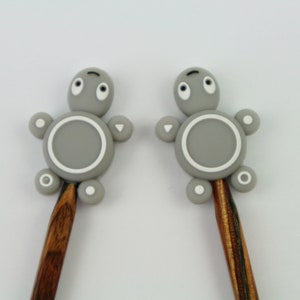 Stitch Stopper Knitting Needle Stopper 2 Pieces Turtles