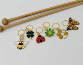 6 cute stitch markers