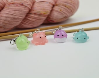 4 cute stitch markers/progress markers