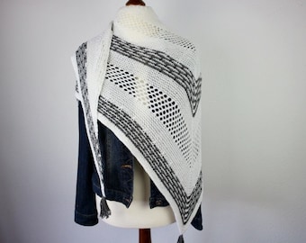 Knitting pattern shawl. knit pattern scarf. knitting pattern stola / Strickanleitung Tuch Keyla