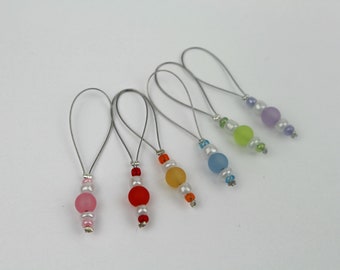 6 elegant stitch markers