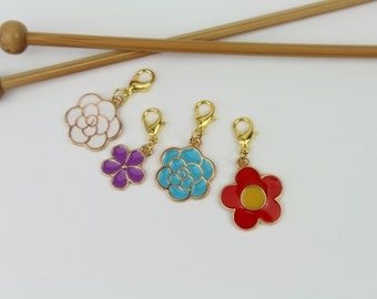 4 cute stitch markers/progress markers