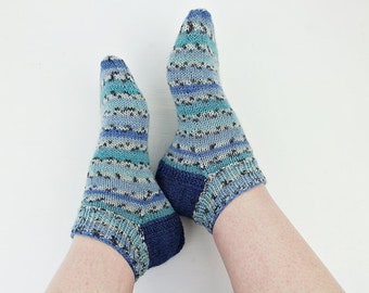 Hand-knitted socks in size 38/39