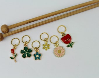 6 cute stitch markers