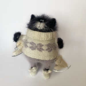 Flaffy Winter Cat Full of Love